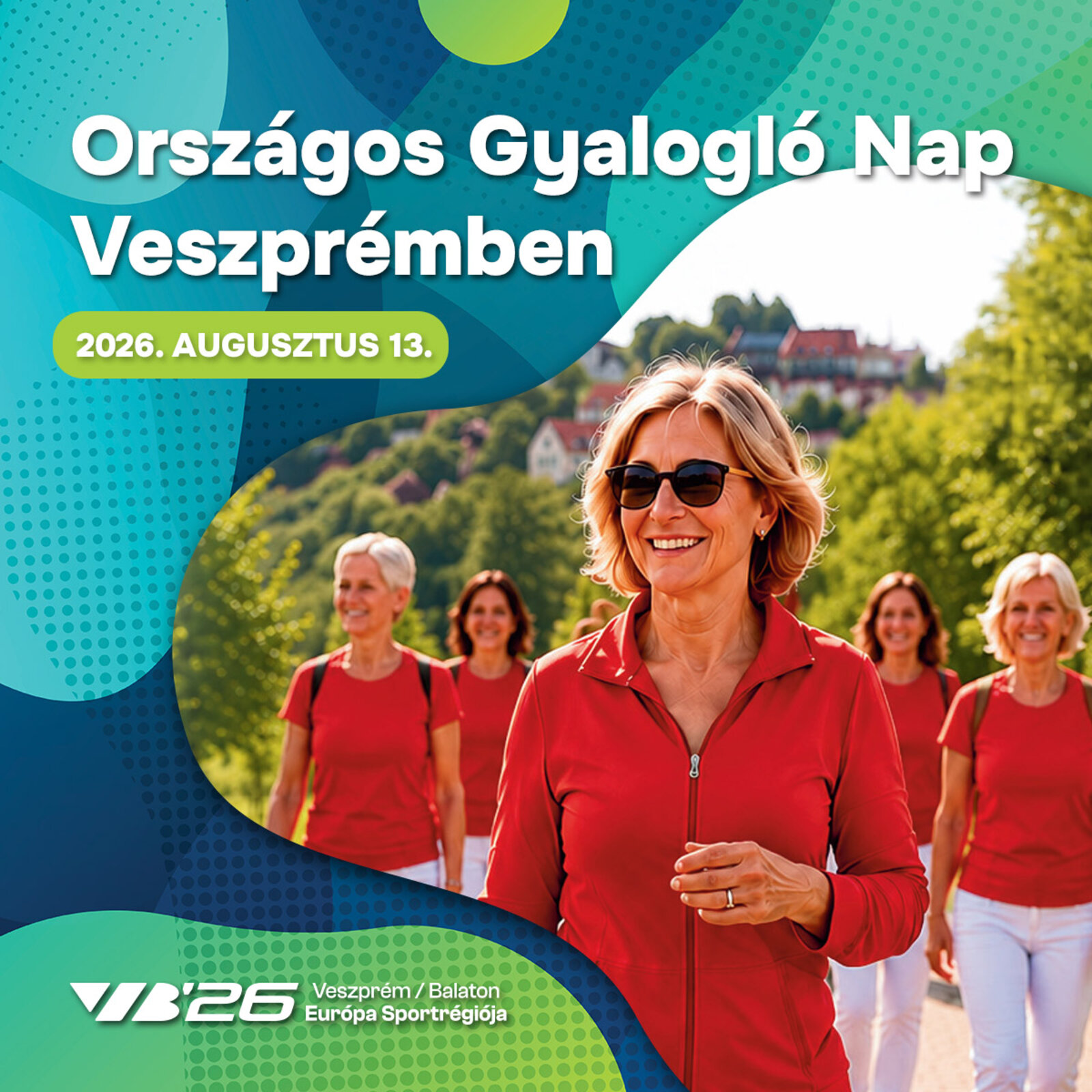 Egy újabb sportnap, amely megmozgatja Veszprémet: Augusztus 13-án jön az Országos Gyalogló Nap!