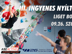 III. Ingyenes Falmászó Nyílt Nap a Liget Boulderben