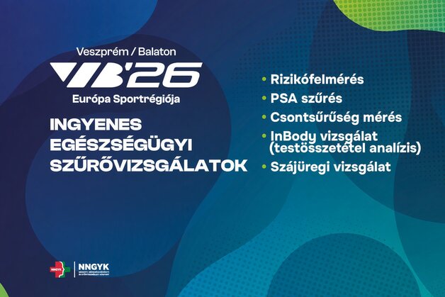 Ingyenes szűrővizsgálatok ősszel is a Sportrégióban!