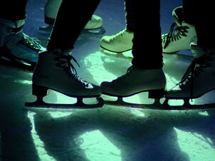 Season-opening ice disco at the Ice Rink in Veszprém