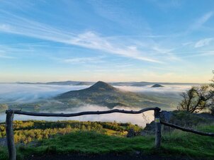 Fall hike on Gulács Hill