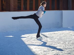 Radio 1 Ice rink on Siófok's Main Beach