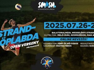 SMASH Strandröplabda Open Verseny - Pályaavató